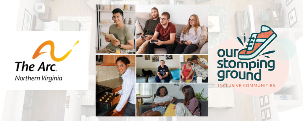 promo image for the housing tour features a collage of young adults enjoying their living arrangements.