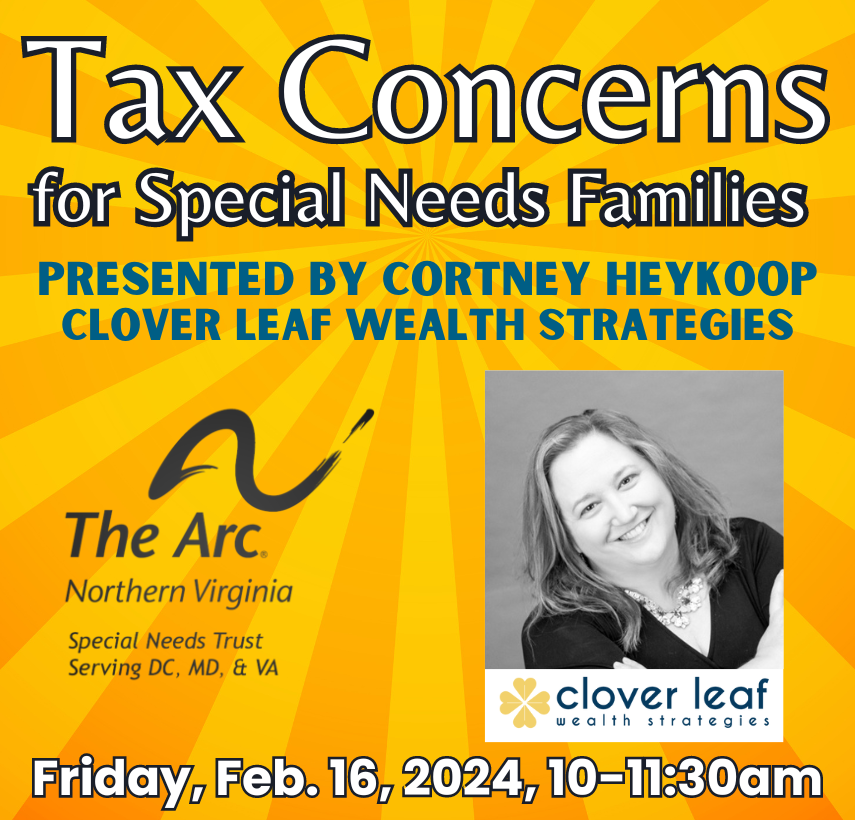 webinar promo image featuring cortney heykoop tax concerns webinar