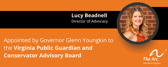 lucy beadnell appointed by ggovernor glenn youngkin to the virginia public guardian and conservator advisory board