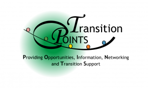 Transition points logo highlighting employment