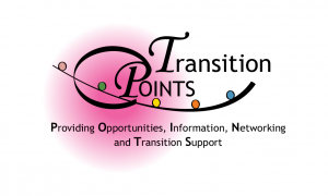 transition points logo highlighting pink