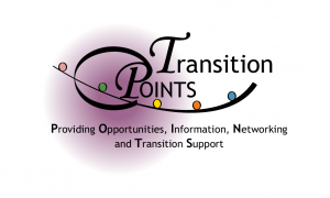 transition points logo highlighting purple