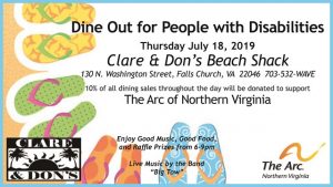 Clare & Don's Dine Out event