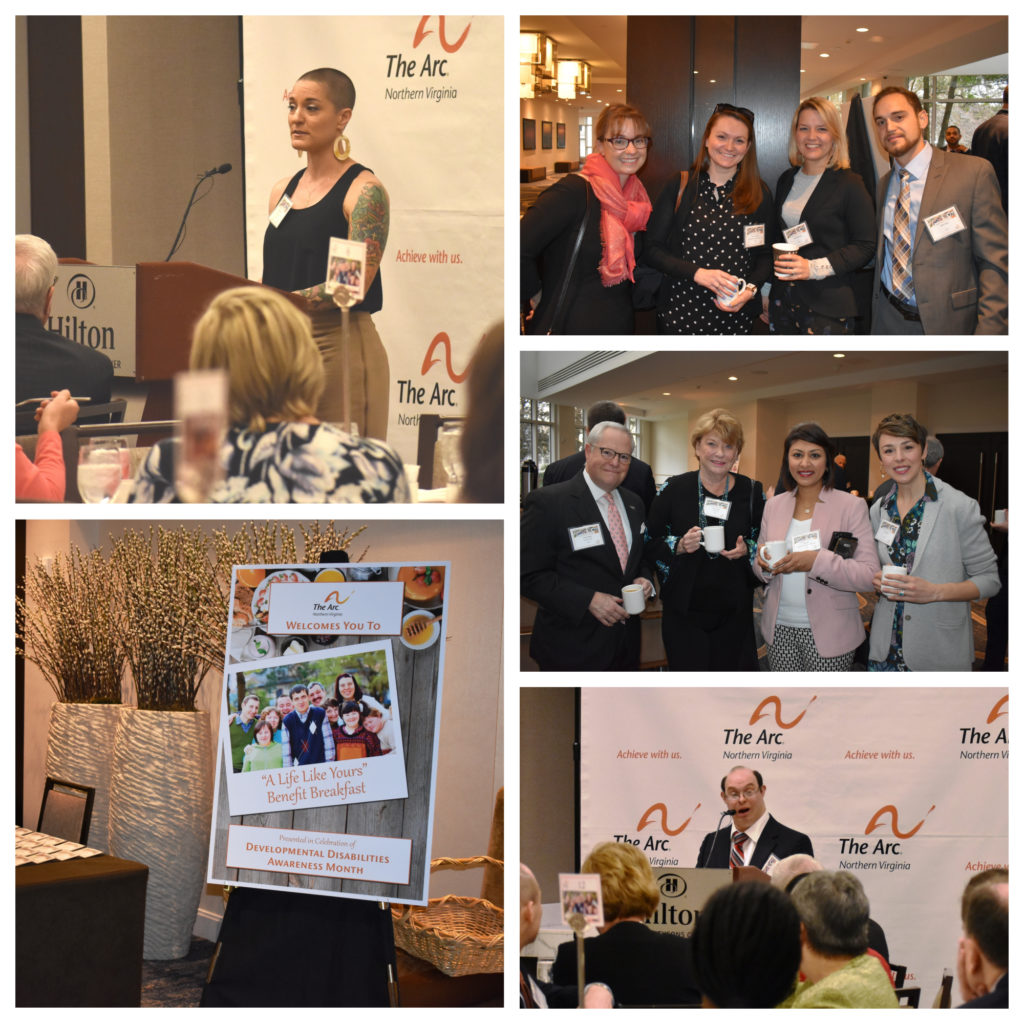 collage of photos from 2019 Benefit Breakfast fundraising event