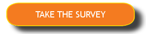 orange oval shape outlined in yellow with white text that says take the survey