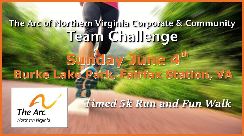 promo image for the Team Challenge 5k race event