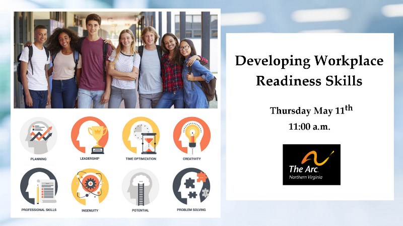 promo image for workplace readiness skills webinar