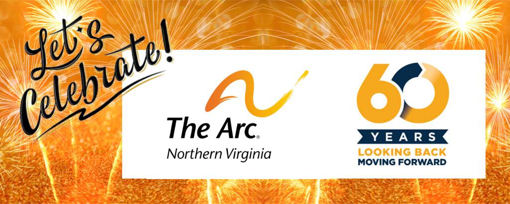60th anniversary logo imposed over orange fireworks background